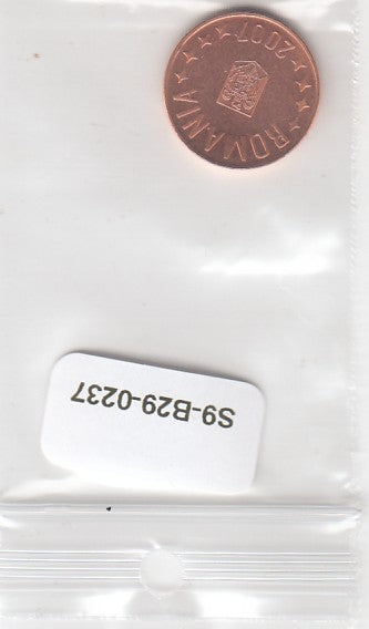 S9-B29-0237-M35 Romania 5 Bani VF 2007 KM190